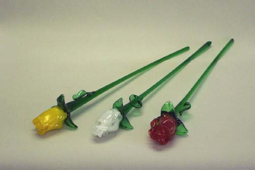 Murano Art Glass Collections from MuranoArtGlass.us - Art Glass Flowers 1028